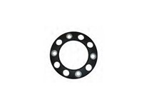 ANELLO COPRIMOZZO 10 FORI NERO IN PLASTICA ANELLO COPRIMOZZO 10 FORI NERO IN PLASTICA