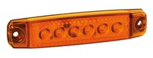 FANALE LATERALE 6 LED ARANCIO FANALE LATERALE 6 LED ARANCIO