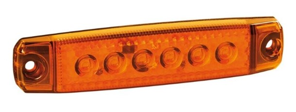 FANALE LATERALE 6 LED ARANCIO