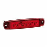 FANALE LATERALE 6 LED ROSSO