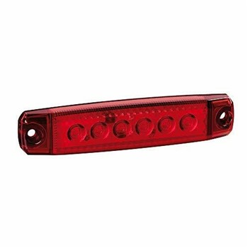 FANALE LATERALE 6 LED ROSSO