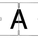 TABELLA PIEGHEVOLE  'A' 300 X 400 MM - SUPPORTO IN ALLUMINIO