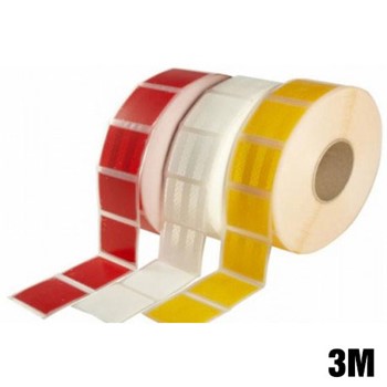 BANDE BIANCHE ALTA RIFRANGENZA 3M - OMOLOGATE PER TELONI 5 X 50 MT