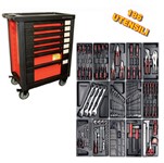 CARRELLO PORTAUTENSILI 7 CASSETTI+185 UTENSILI CARRELLO PORTAUTENSILI 7 CASSETTI+185 UTENSILI