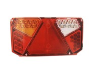 FANALE A LED 5 FUNZIONI LATO SX CON CATADIOTTRO TRIANGOLARE FANALE A LED 5 FUNZIONI LATO SX CON CATADIOTTRO TRIANGOLARE