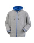 FELPA ZIP LUNGA CON CAPP.HAMPTON TG.XL