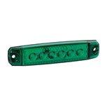 FANALE LATERALE 6 LED VERDE DX-SX