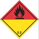 ADESIVO CL.5.2 COMBURENTI O PEROSSIDI ORGANICI 30X30