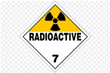 ADESIVO CL. 7 RADIOATTIVI 30X30 ADESIVO CL. 7 RADIOATTIVI 30X30