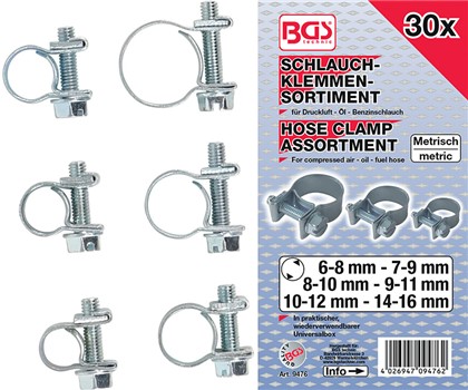 ASSORTIMENTO 30 PEZZI, FASCETTE PER TUBI