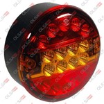 FAN.POST.TONDO LED ROSSO 3 FUNZ.D.140